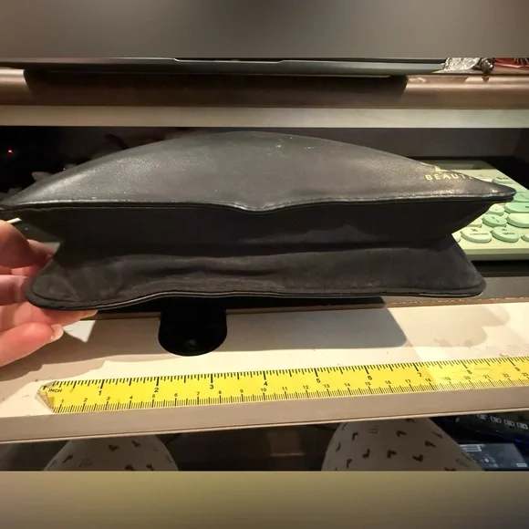 Yves Saint Laurent Black Beauty Pouch w/ YSL Leopard Case 8”x6.5”x2” 8”x2”x2.5” - Picture 13 of 16